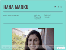 Tablet Screenshot of hana-marku.com
